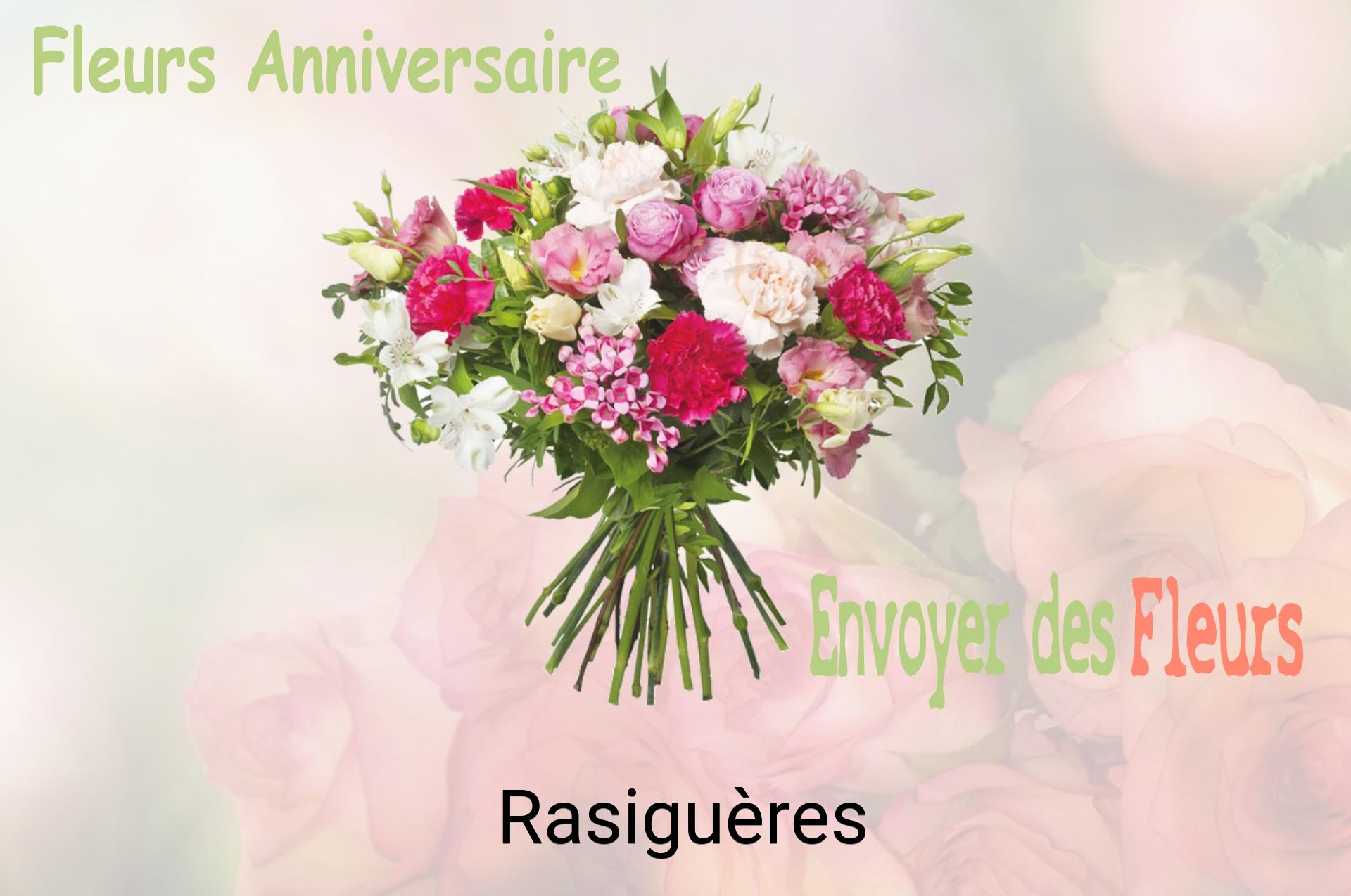 Bouquet de fleurs d’anniversaire livré à Rasiguères